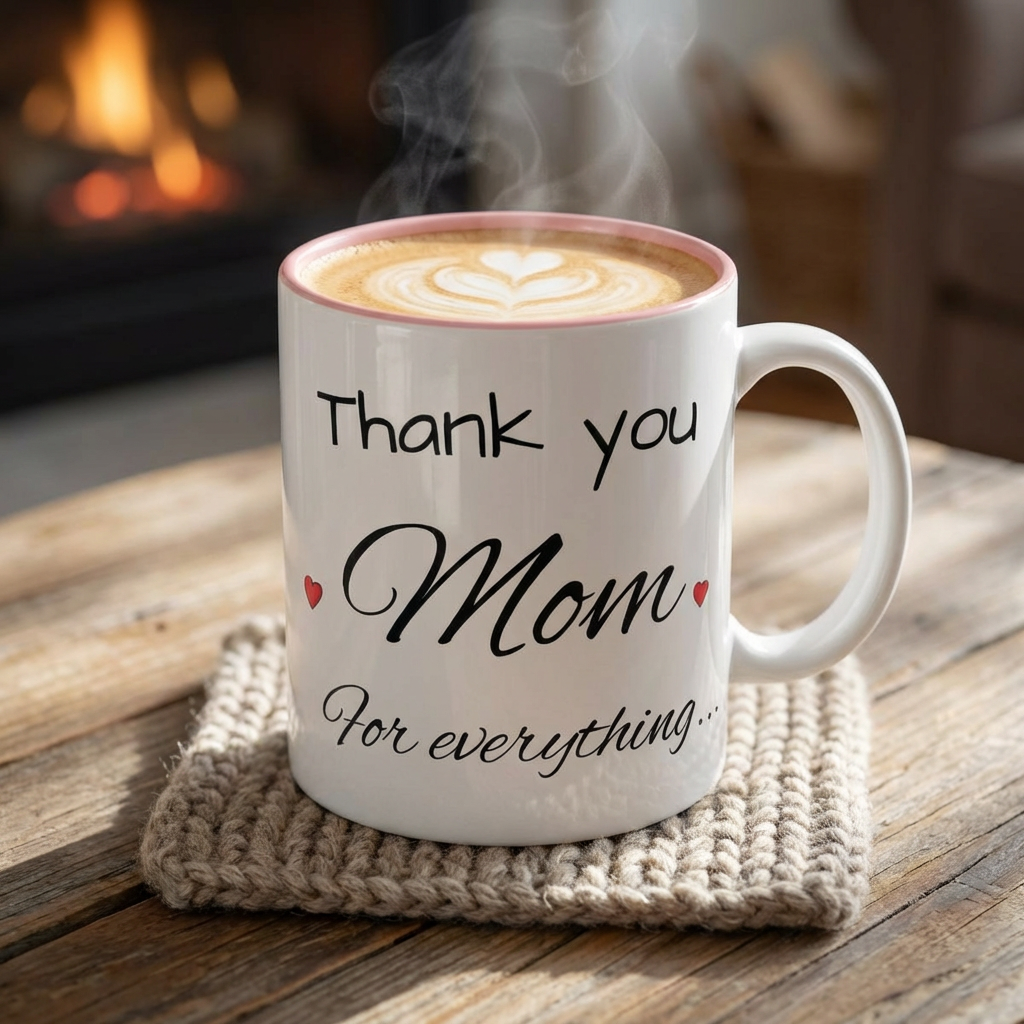 Thank You for Being My Mom - Accent Coffee Mug (11/15oz)