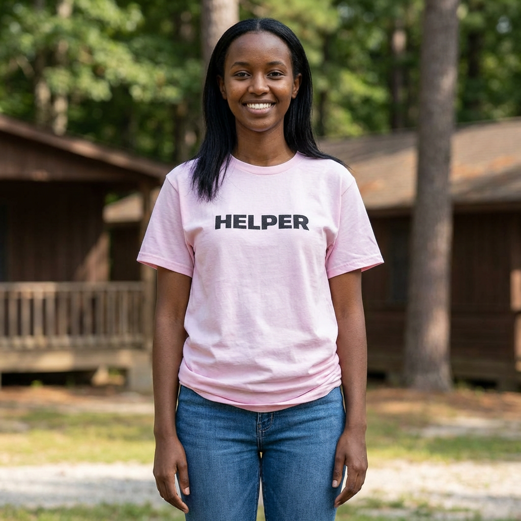 Helper T-Shirt — Church Camp Volunteer Tee