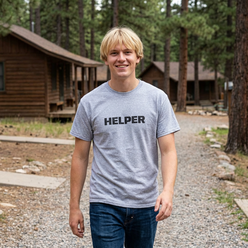 Helper T-Shirt — Church Camp Volunteer Tee
