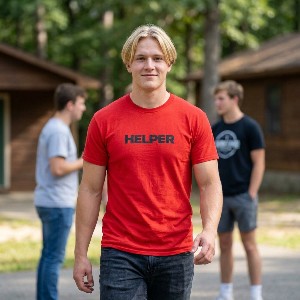 Helper T-Shirt — Church Camp Volunteer Tee