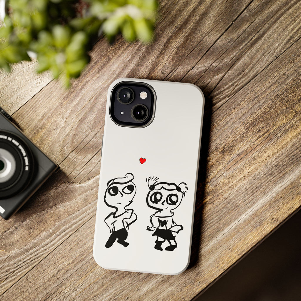 Cute Romantic Hand-Drawn Phone Case — 'Tough Phone Cases'