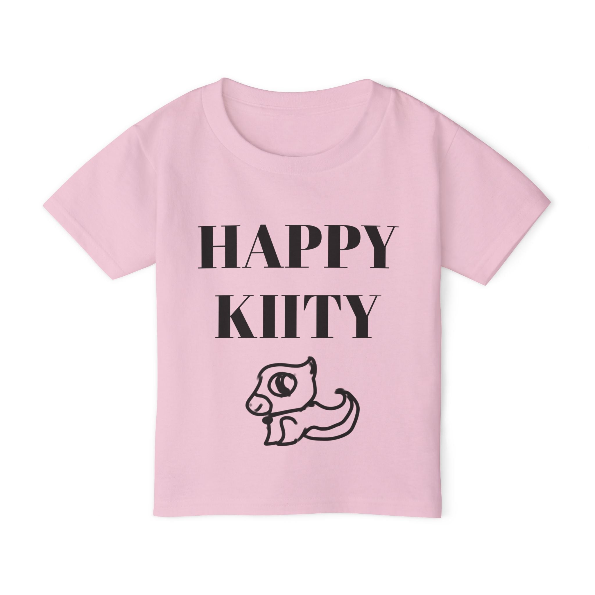Kids' T-Shirt — Hand-Drawn Cat Art by 8-Year-Old