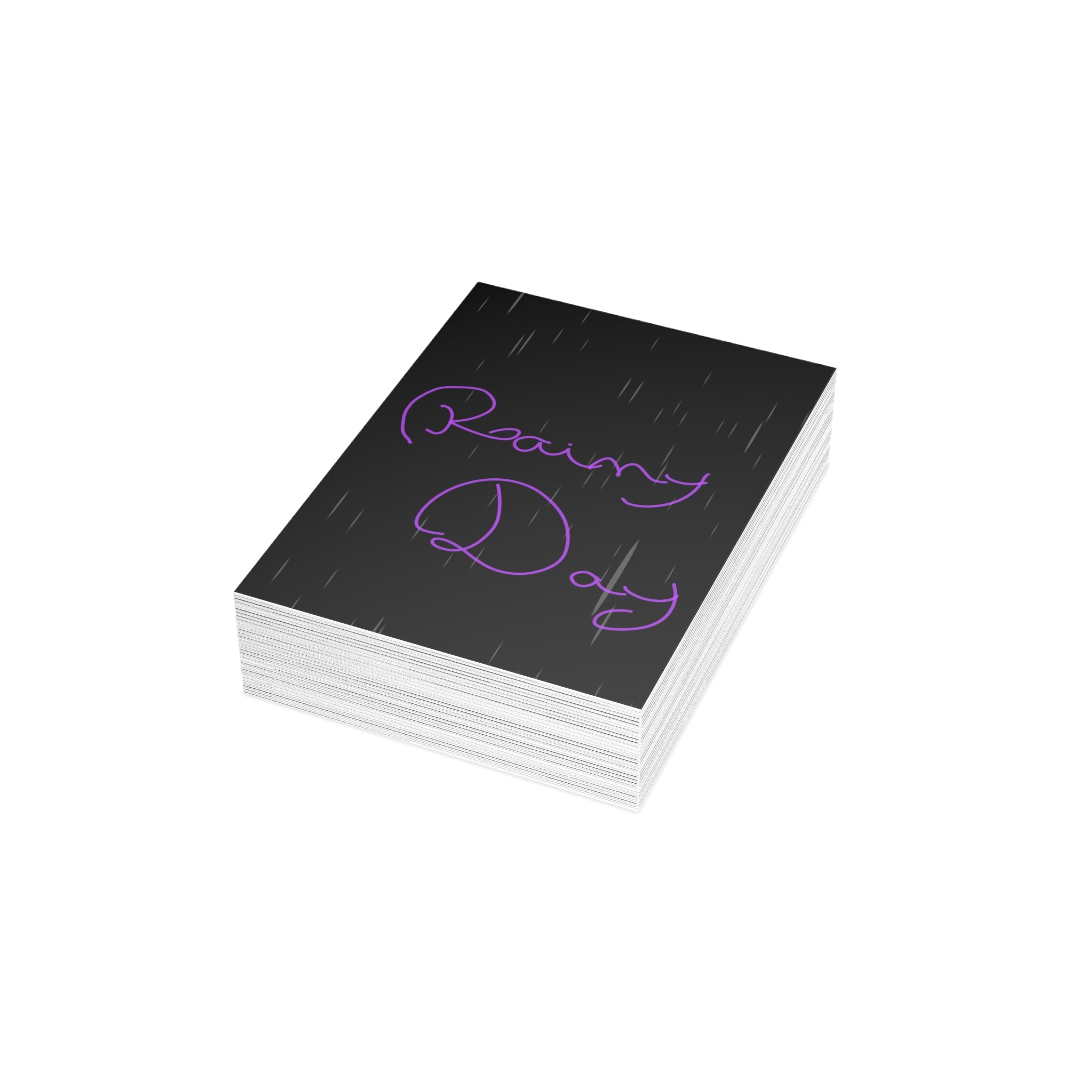 Encouragement Postcard Bundle — Child’s Rainy Day Artwork (Envelopes Included)