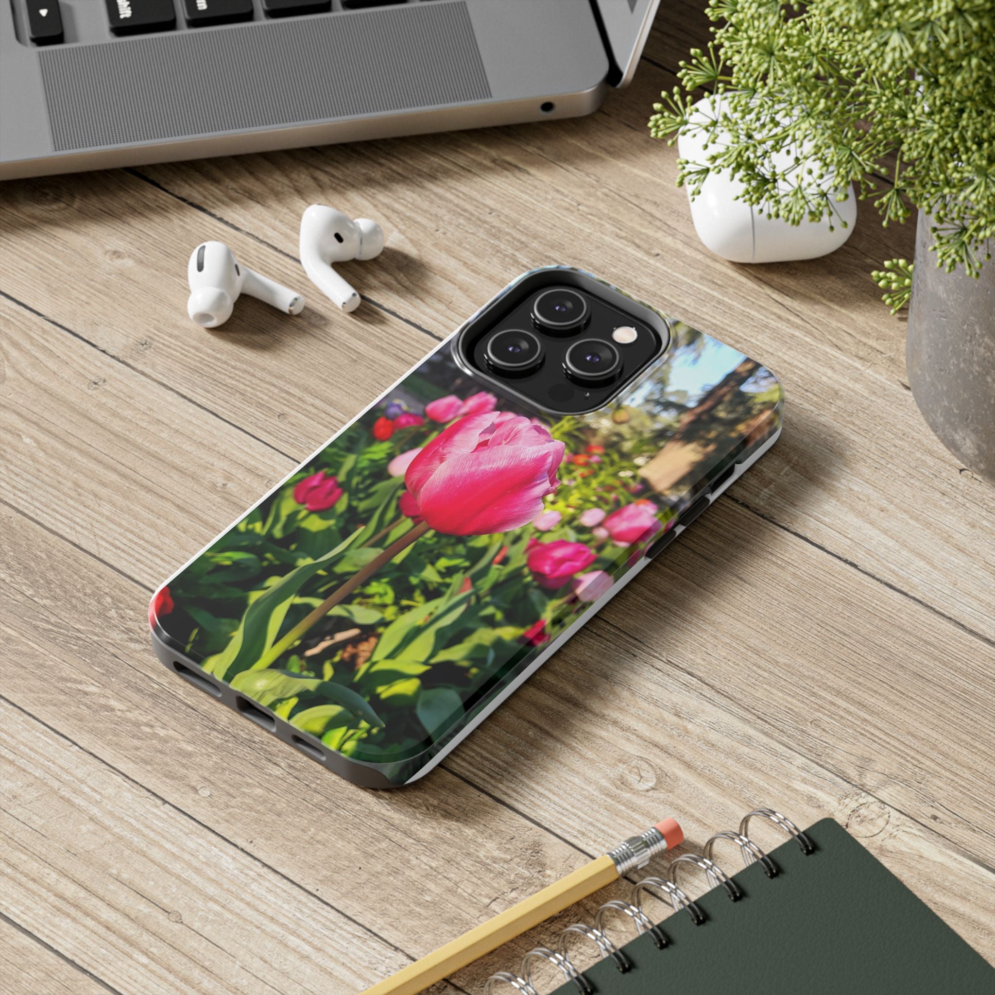 Floral Spring Tough Phone Case — Protective Phone Case with Spring Flowers