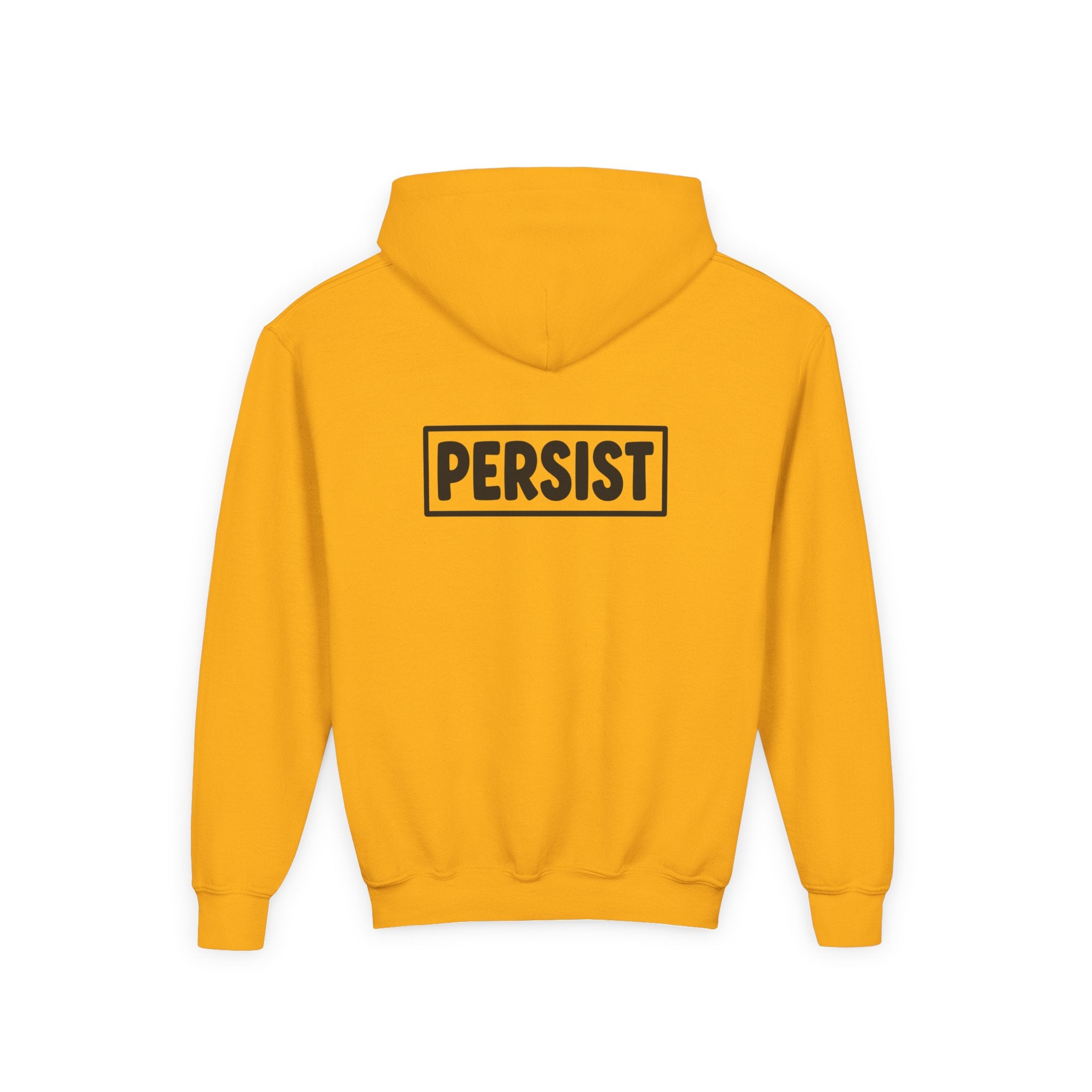 Youth Hoodie — 'PERSIST' Inspirational Kids Pullover