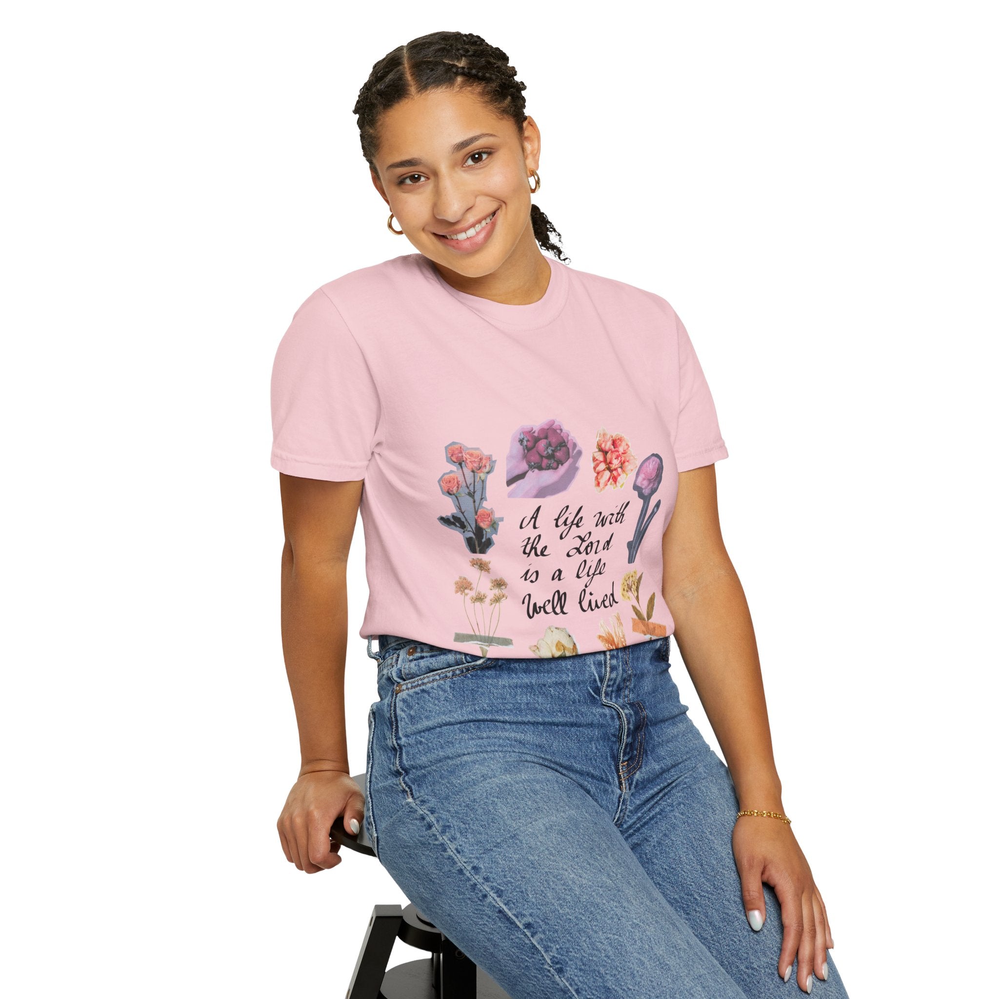 Christian Floral T-Shirt — Faith-Inspired Floral Tee