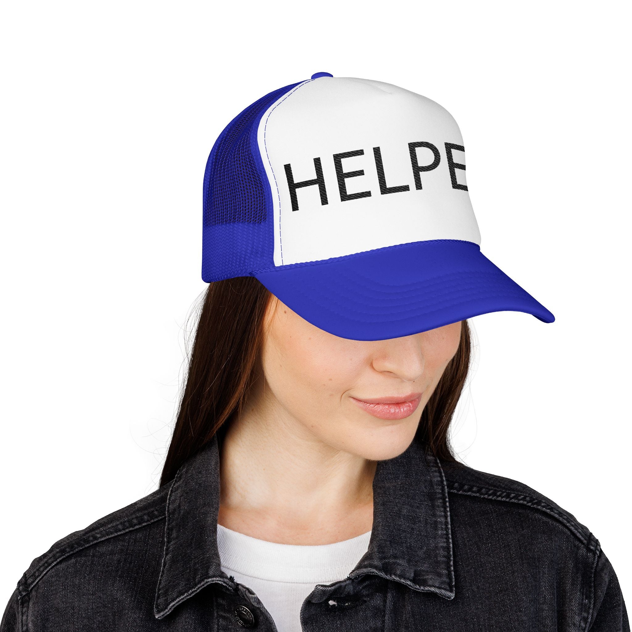 Helper Trucker Hat -Staff Identification Cap-Church Camp