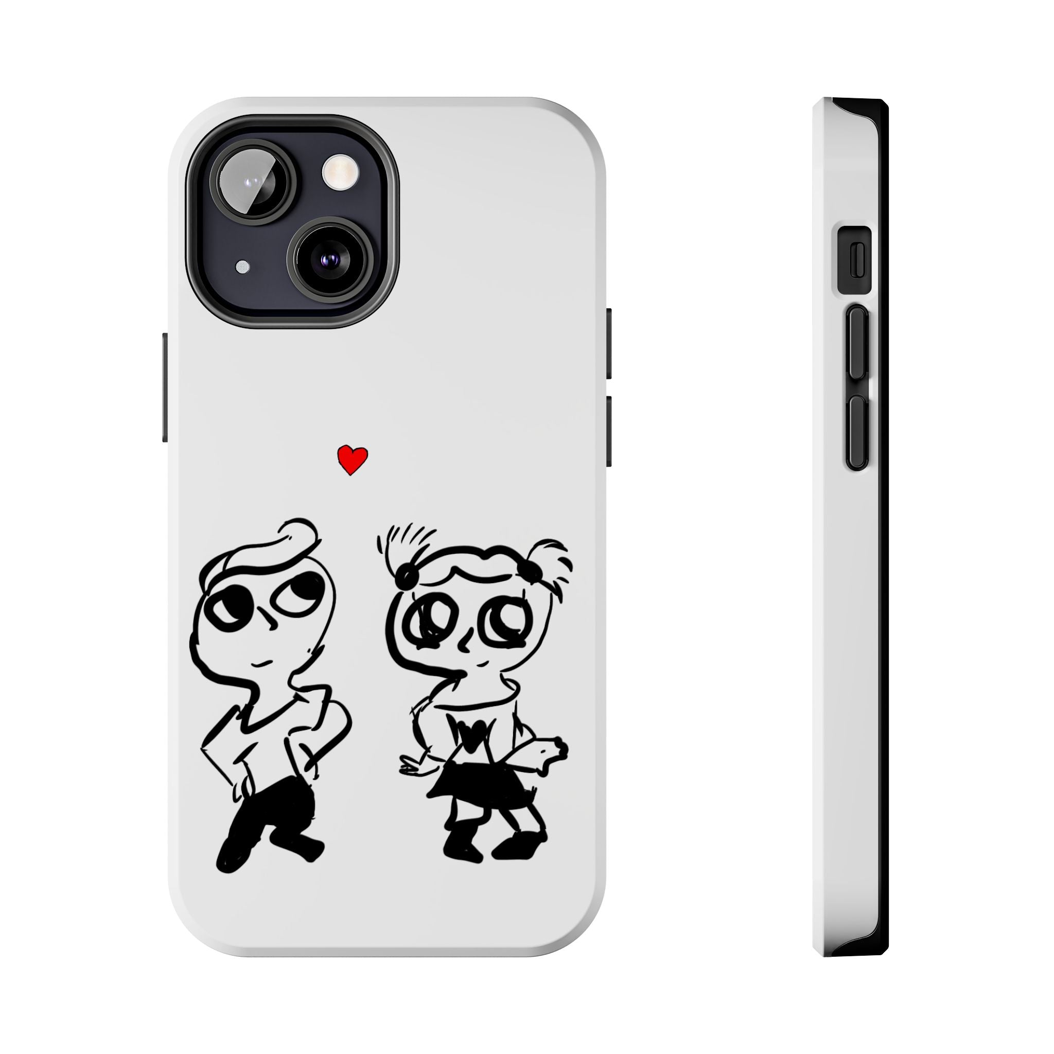 Cute Romantic Hand-Drawn Phone Case — 'Tough Phone Cases'