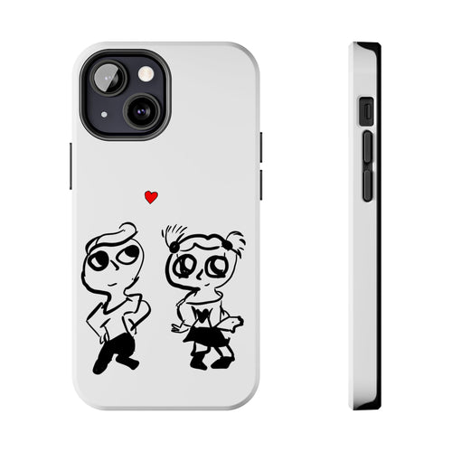 Cute Romantic Hand-Drawn Phone Case — 'Tough Phone Cases'