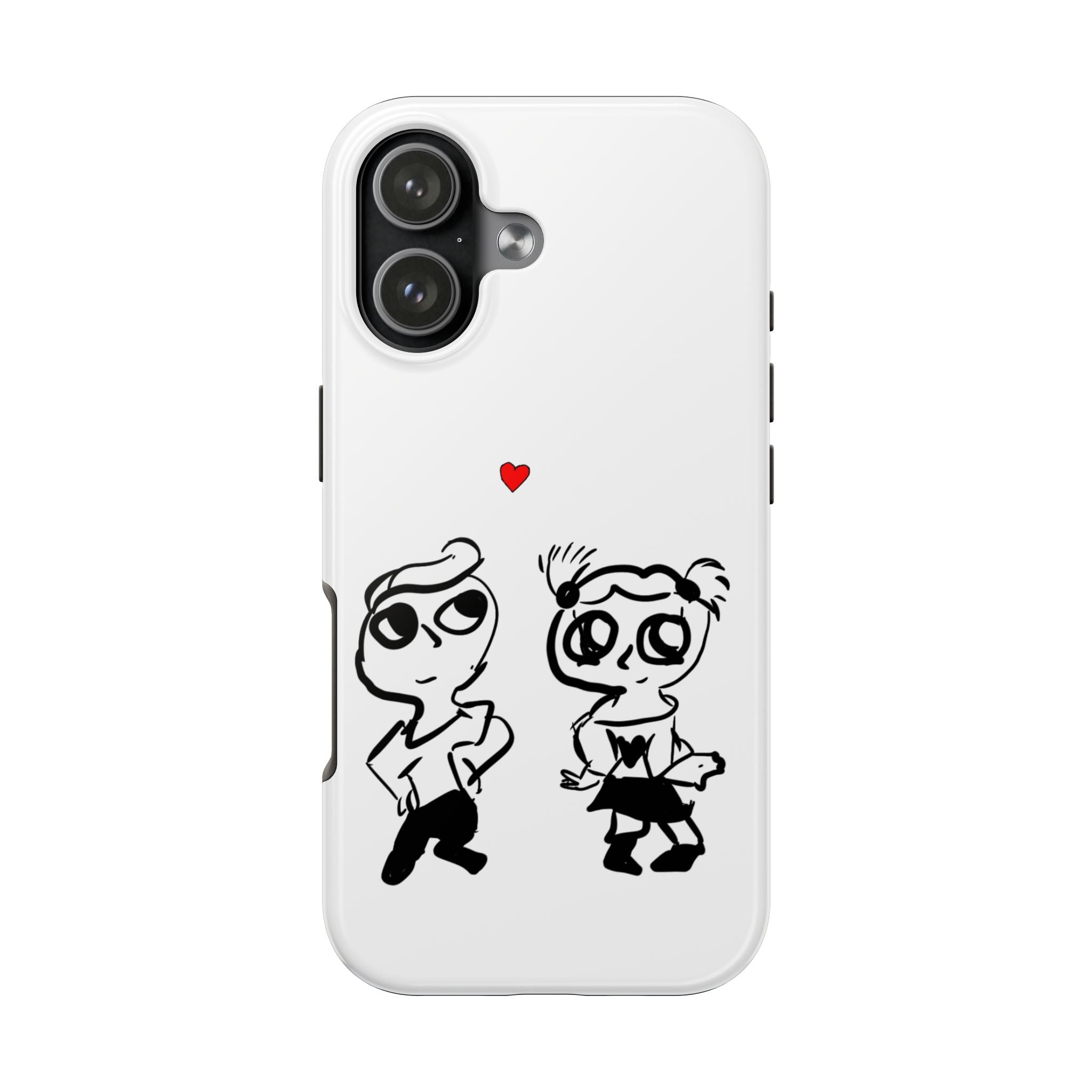 Cute Romantic Hand-Drawn Phone Case — 'Tough Phone Cases'