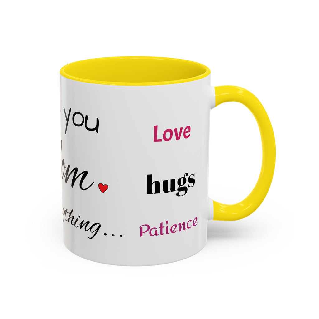 Thank You for Being My Mom - Accent Coffee Mug (11/15oz)