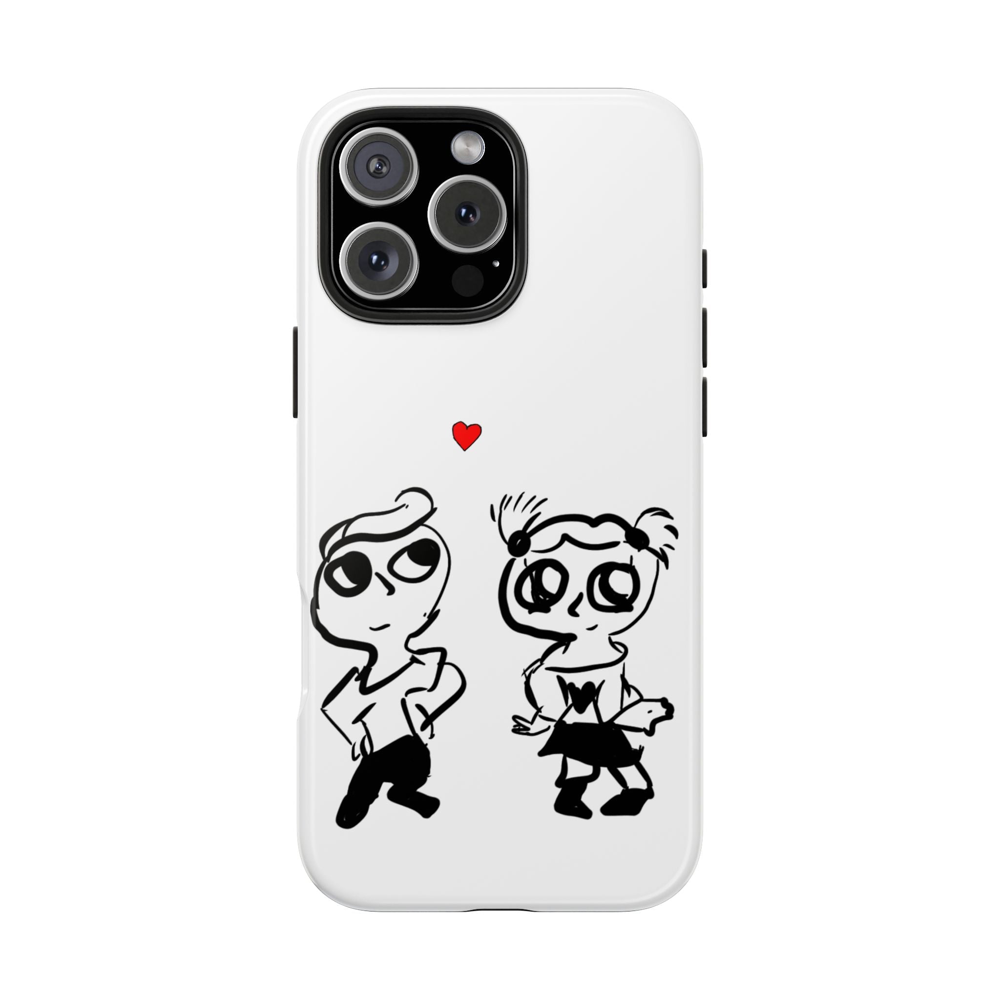 Cute Romantic Hand-Drawn Phone Case — 'Tough Phone Cases'
