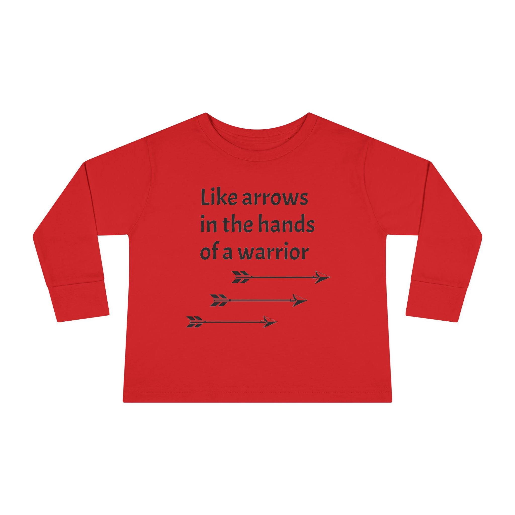 Children Are a Blessing Toddler Long Sleeve Tee — Christian Arrow Bible Verse