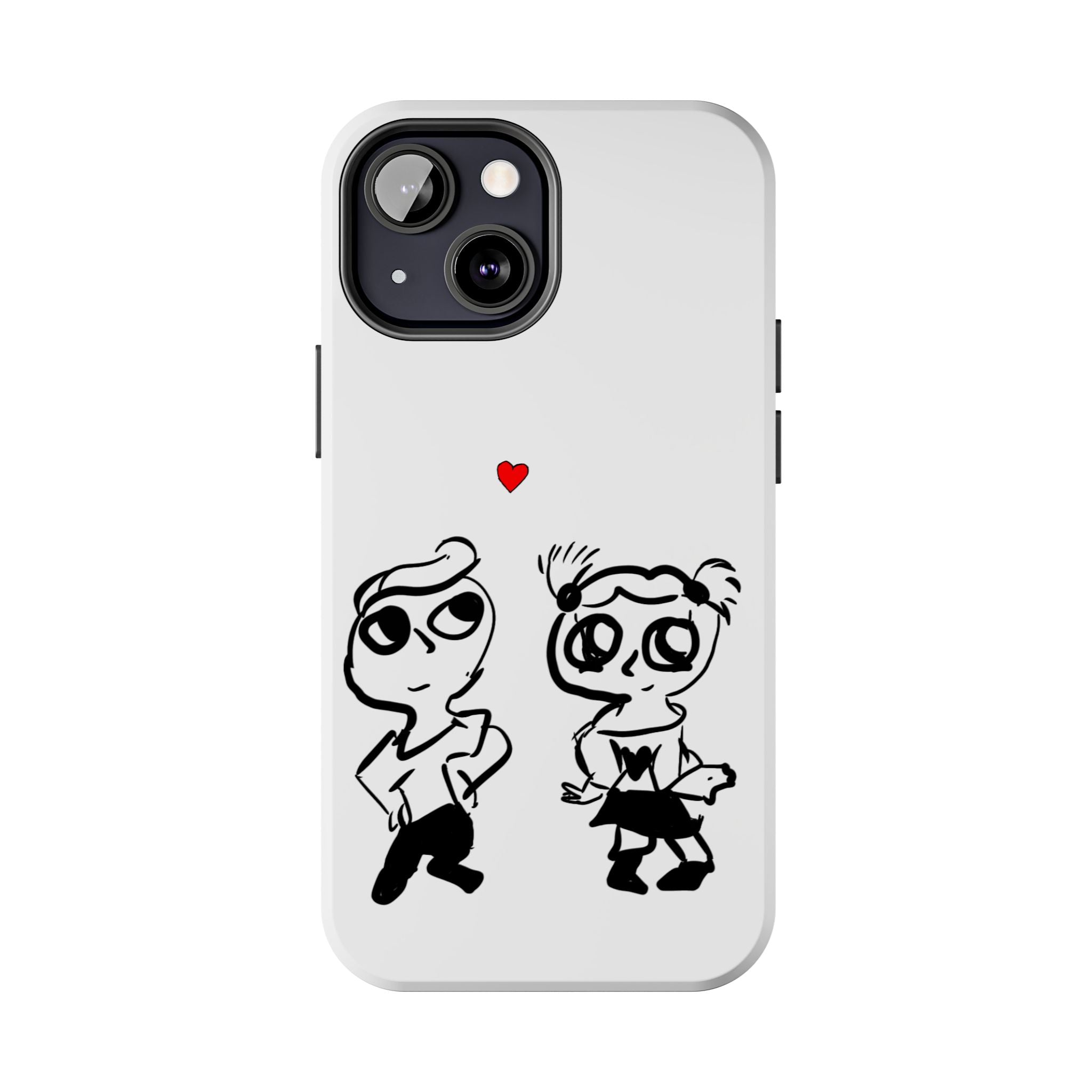 Cute Romantic Hand-Drawn Phone Case — 'Tough Phone Cases'