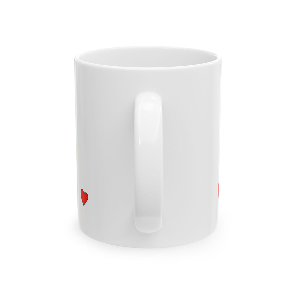 Hand-drawn Mama Bear Ceramic Mug — Cute Mom & Baby Bear Design (11oz/15oz)