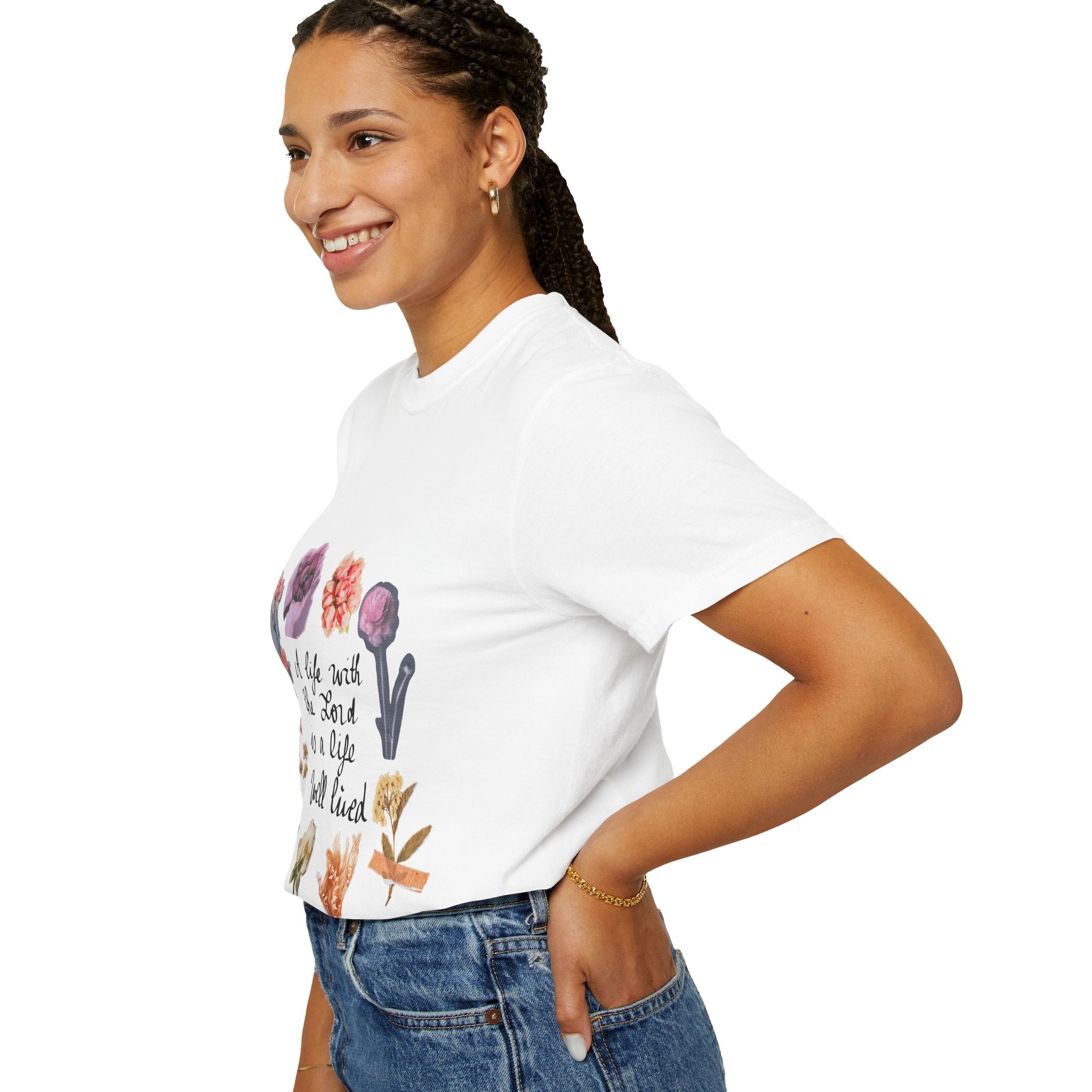 Christian Floral T-Shirt — Faith-Inspired Floral Tee