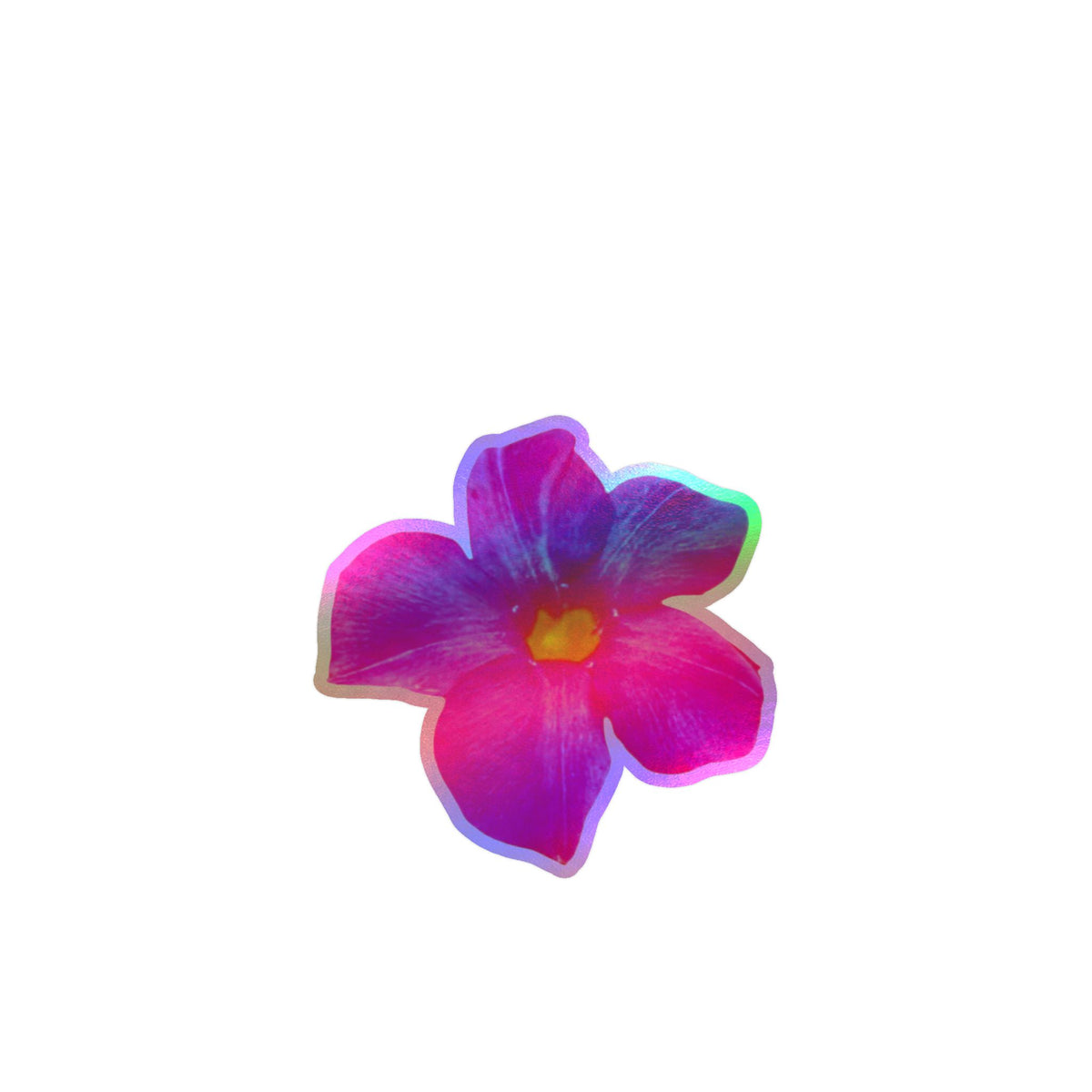 Pink Watercolor Flower Vinyl Decal