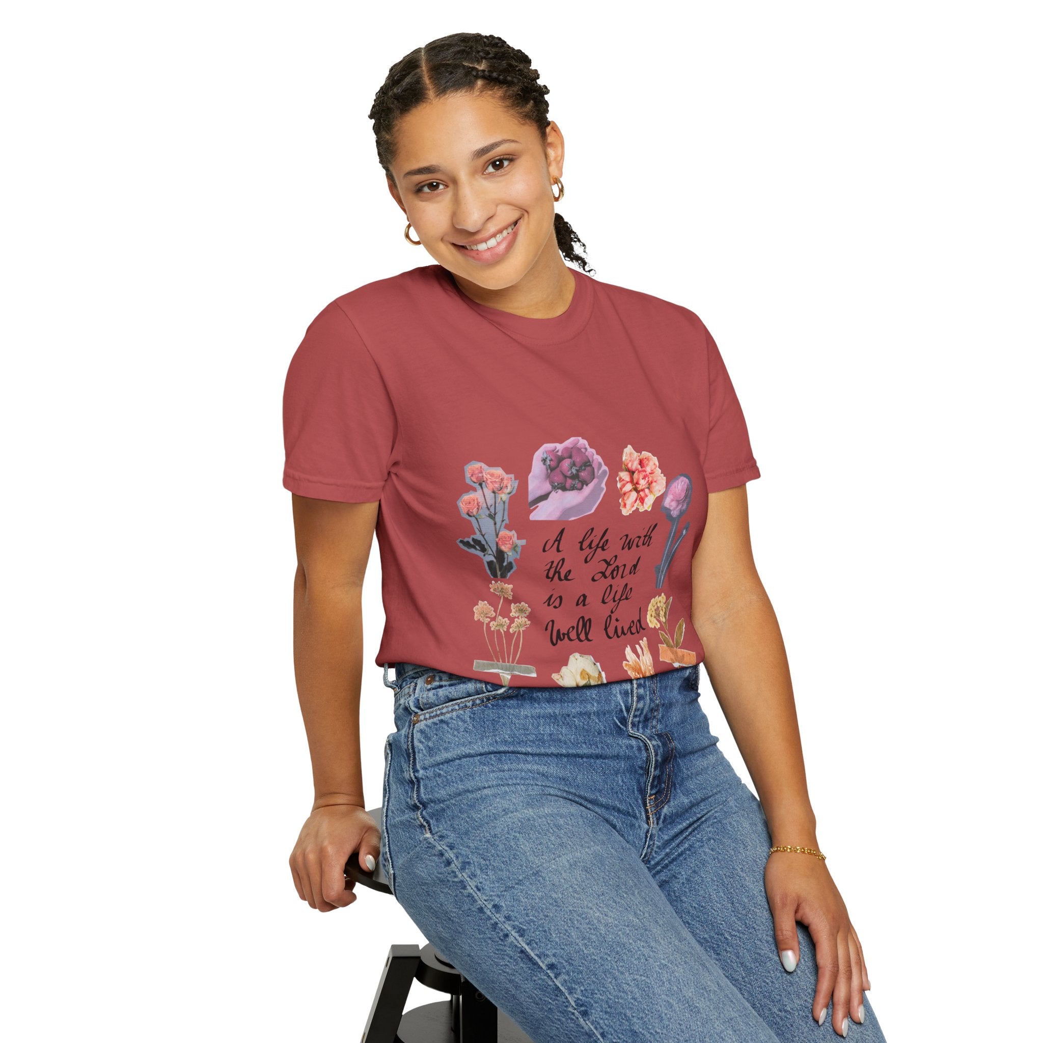 Christian Floral T-Shirt — Faith-Inspired Floral Tee