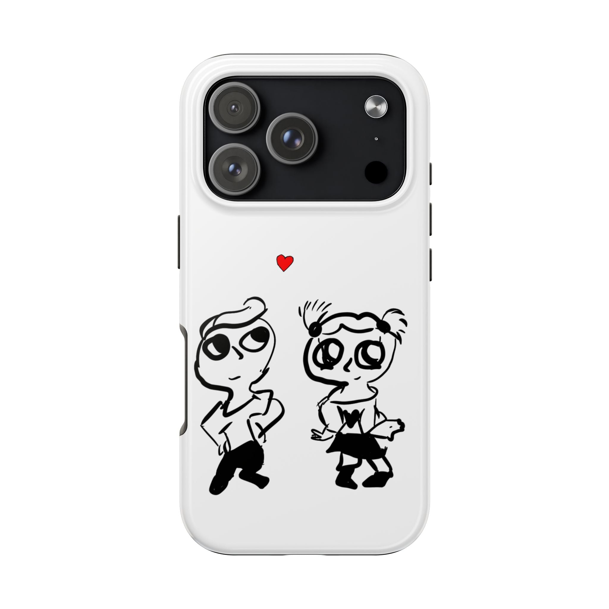 Cute Romantic Hand-Drawn Phone Case — 'Tough Phone Cases'