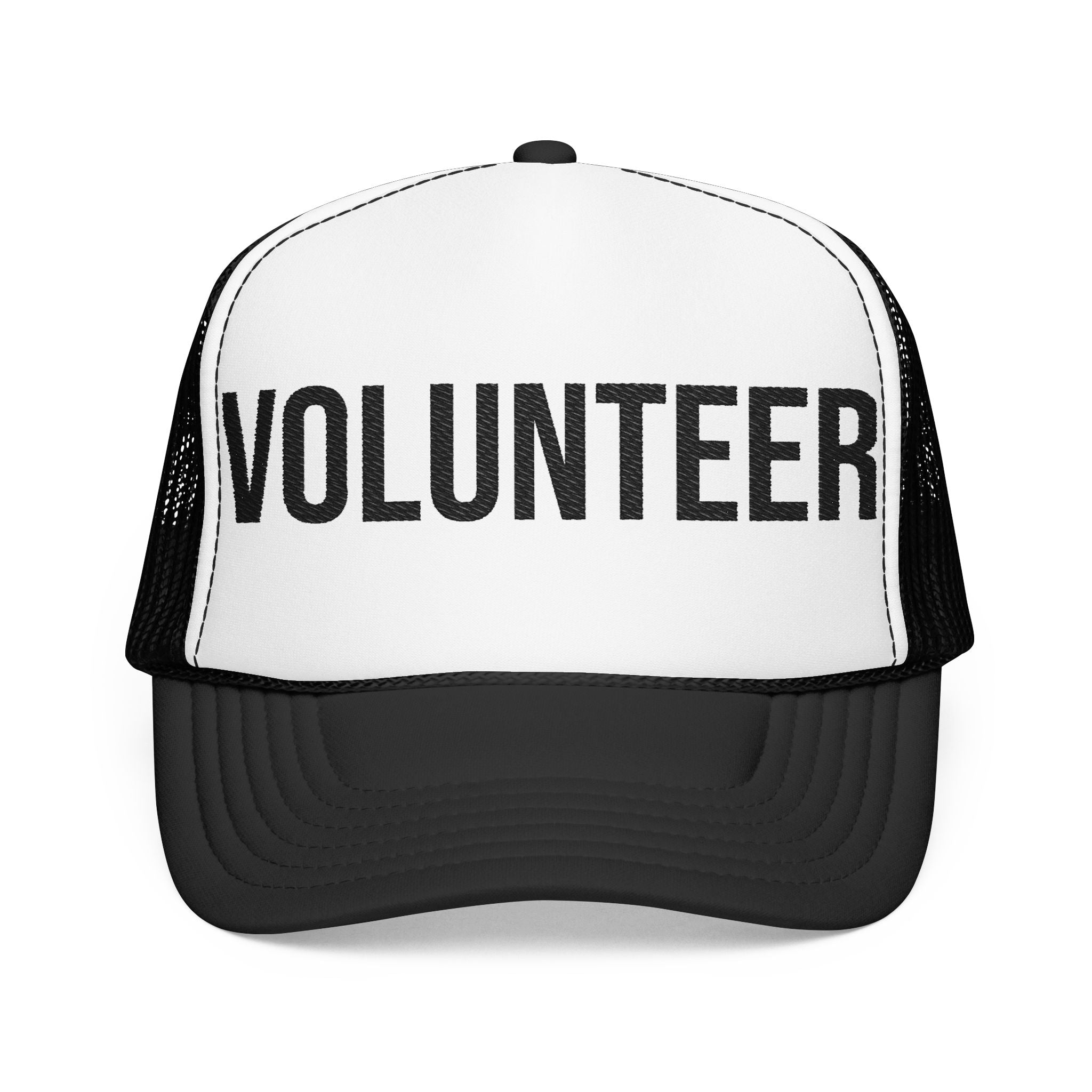 Embroidered Volunteer Foam Trucker Hat