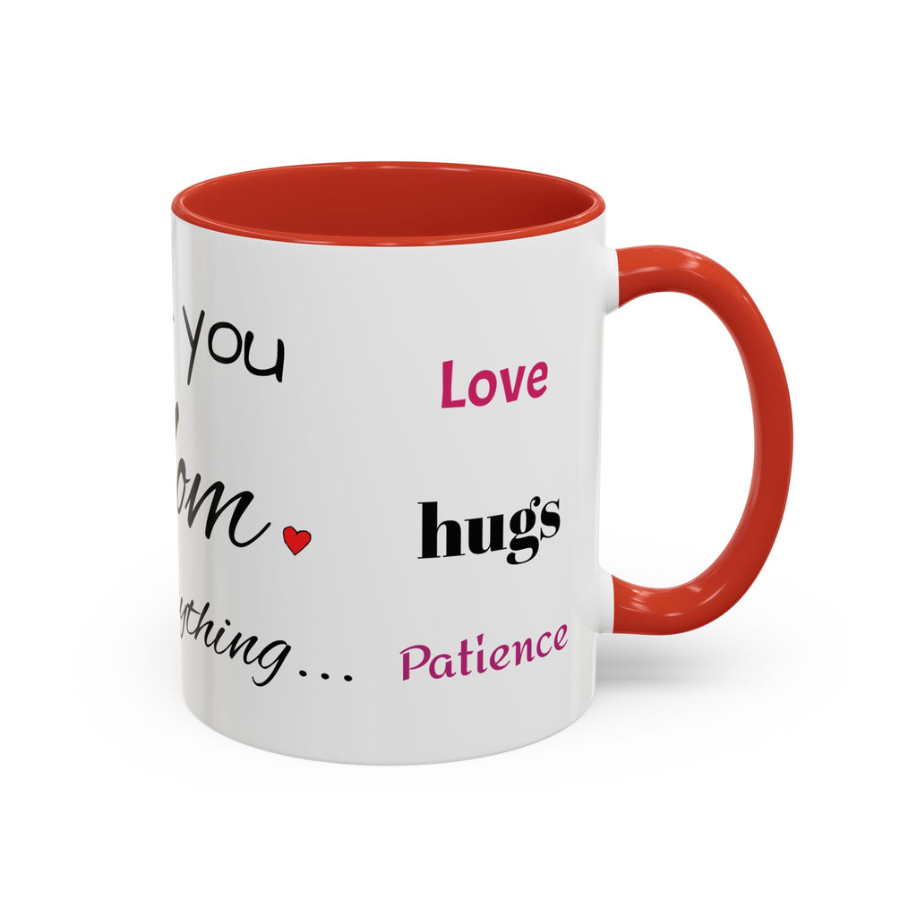 Thank You for Being My Mom - Accent Coffee Mug (11/15oz)