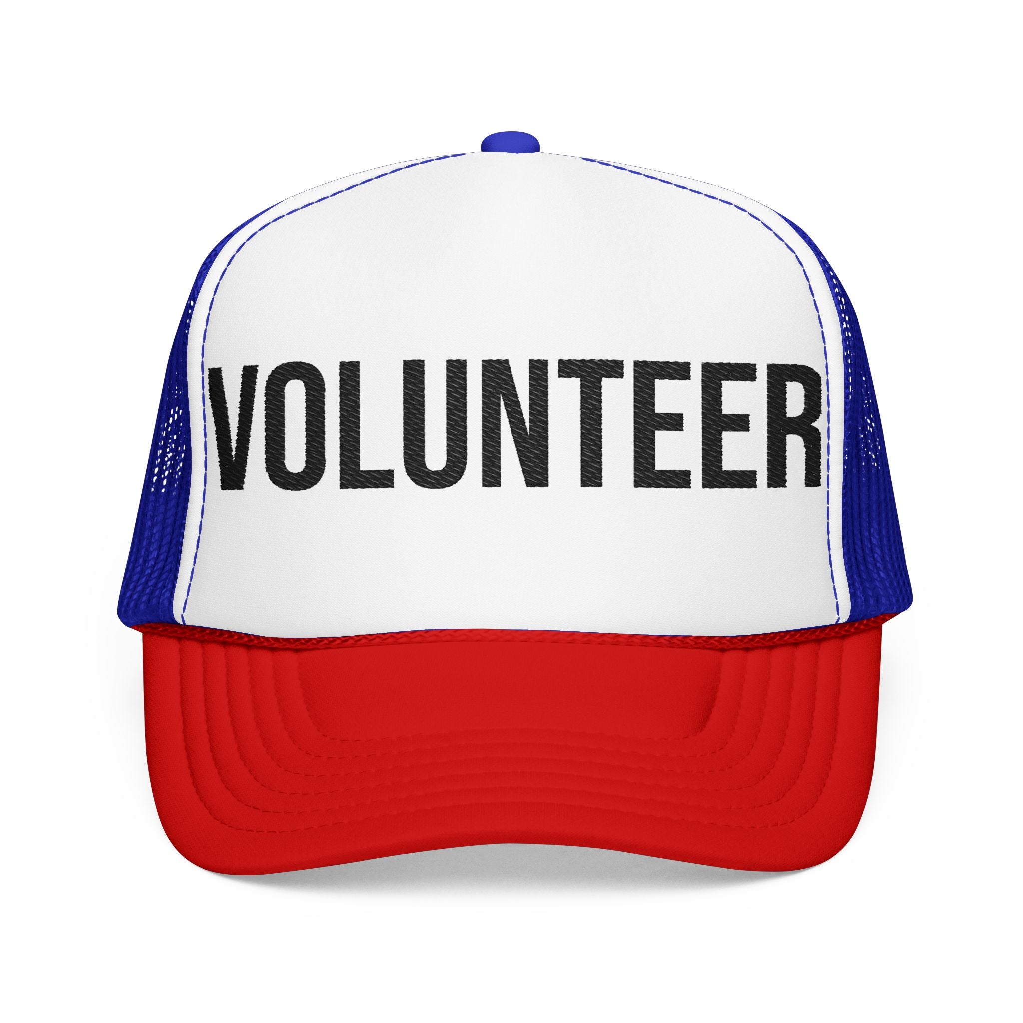 Embroidered Volunteer Foam Trucker Hat