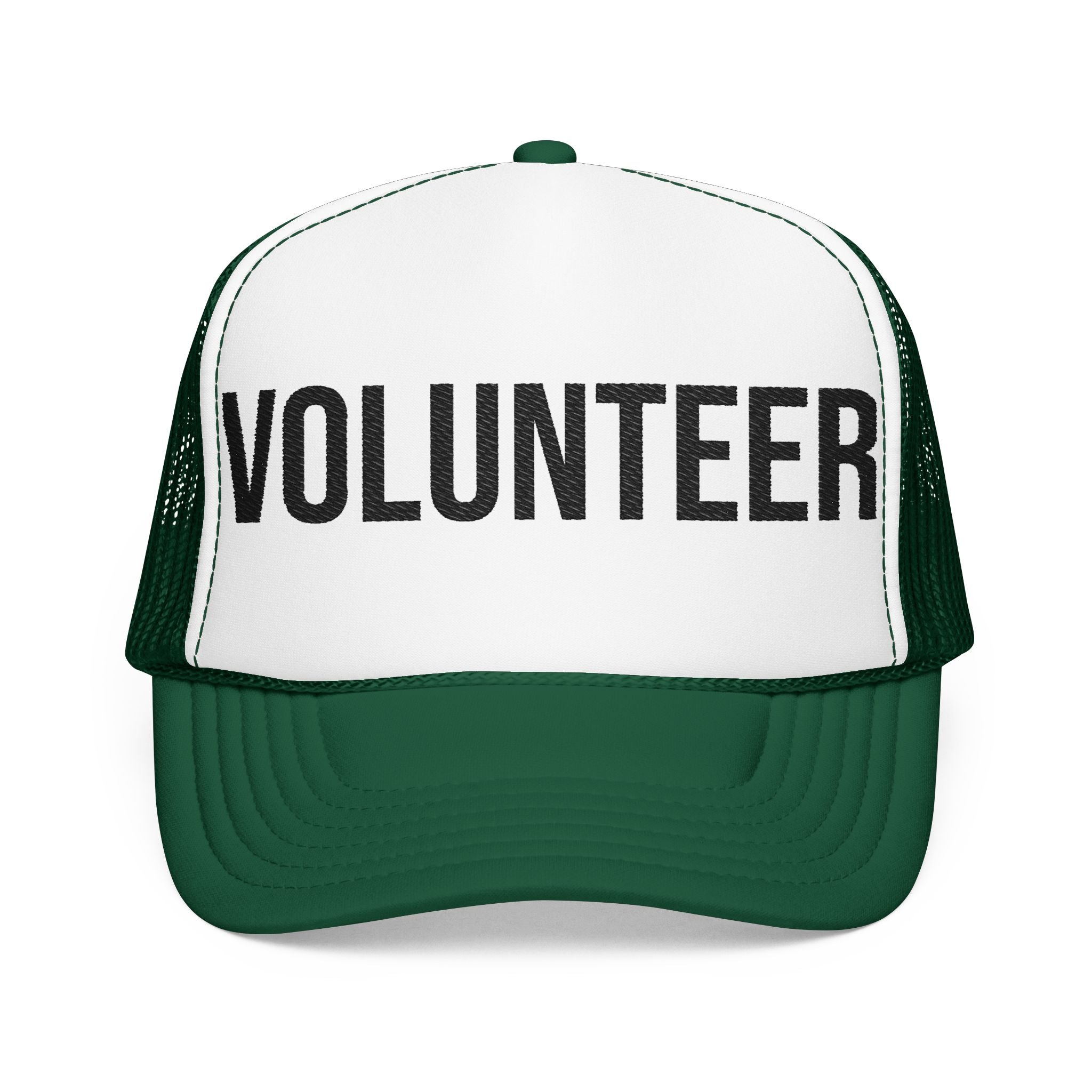 Embroidered Volunteer Foam Trucker Hat