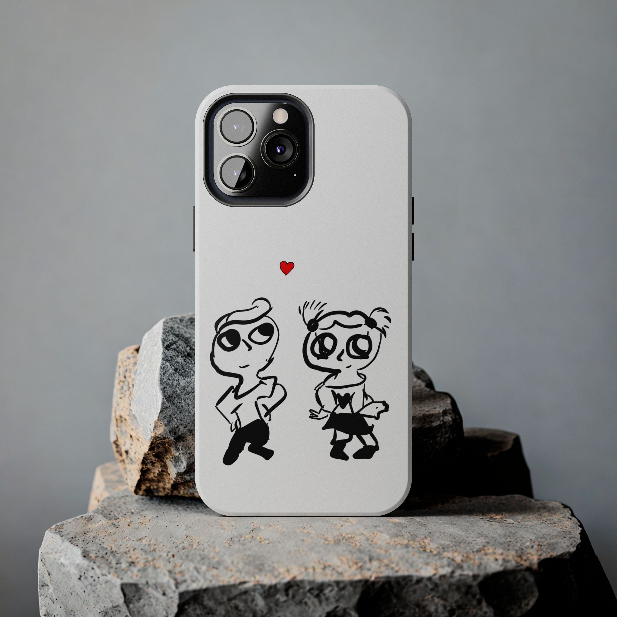 Cute Romantic Hand-Drawn Phone Case — 'Tough Phone Cases'