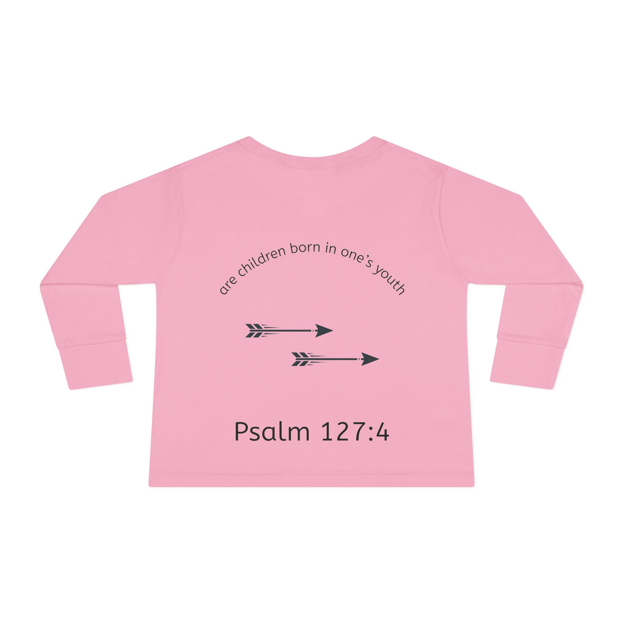 Children Are a Blessing Toddler Long Sleeve Tee — Christian Arrow Bible Verse