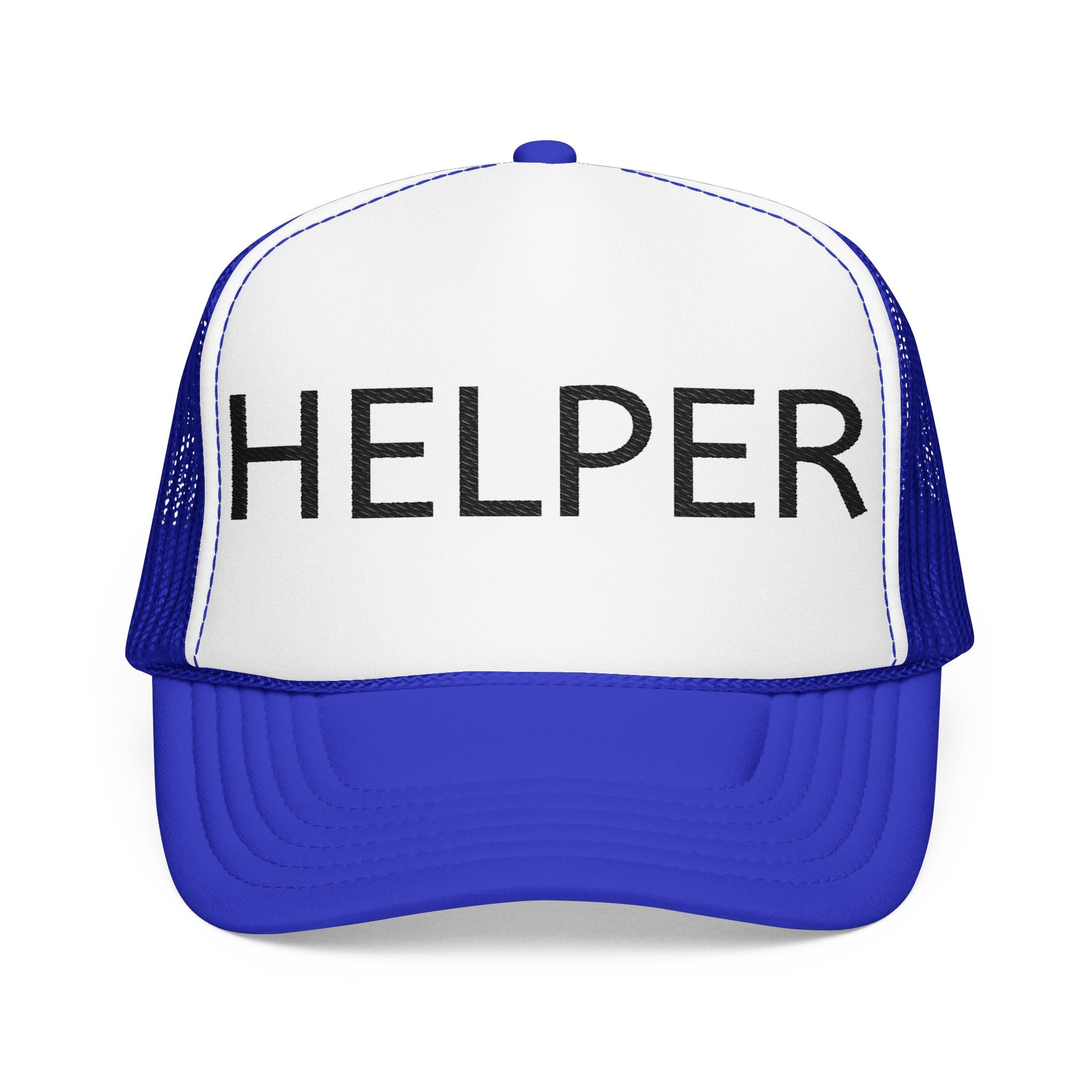 Helper Trucker Hat -Staff Identification Cap-Church Camp