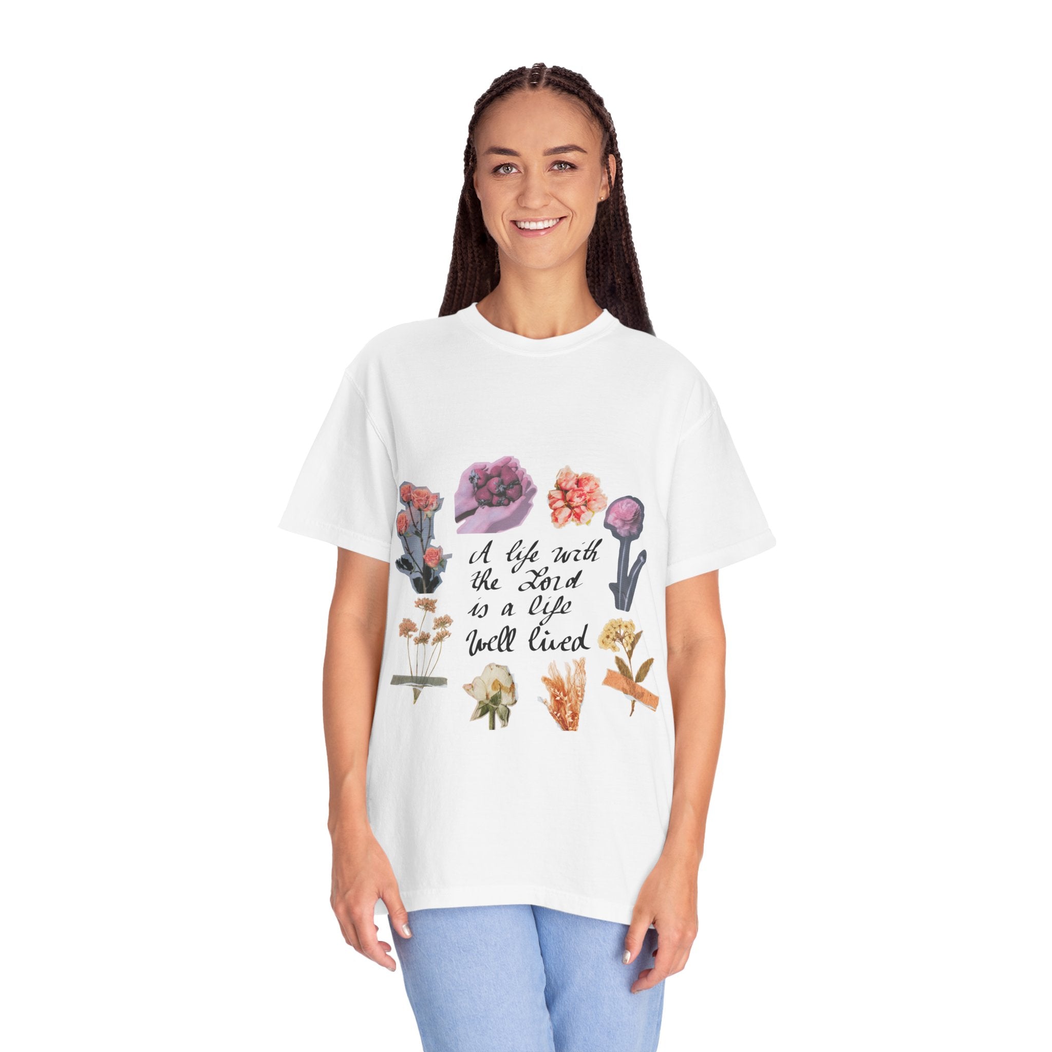 Christian Floral T-Shirt — Faith-Inspired Floral Tee