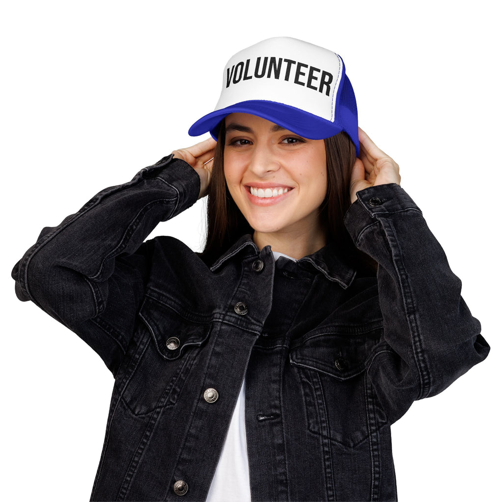 Embroidered Volunteer Foam Trucker Hat