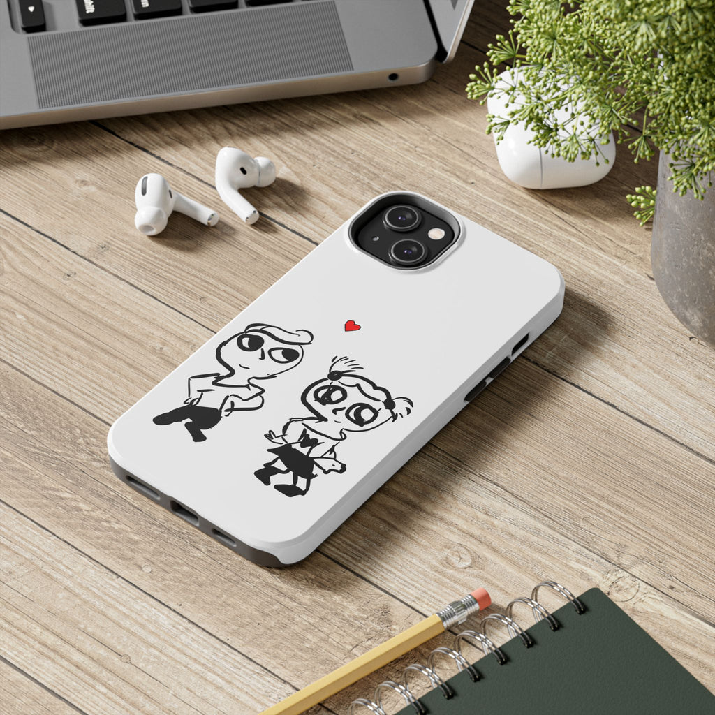 Cute Romantic Hand-Drawn Phone Case — 'Tough Phone Cases'