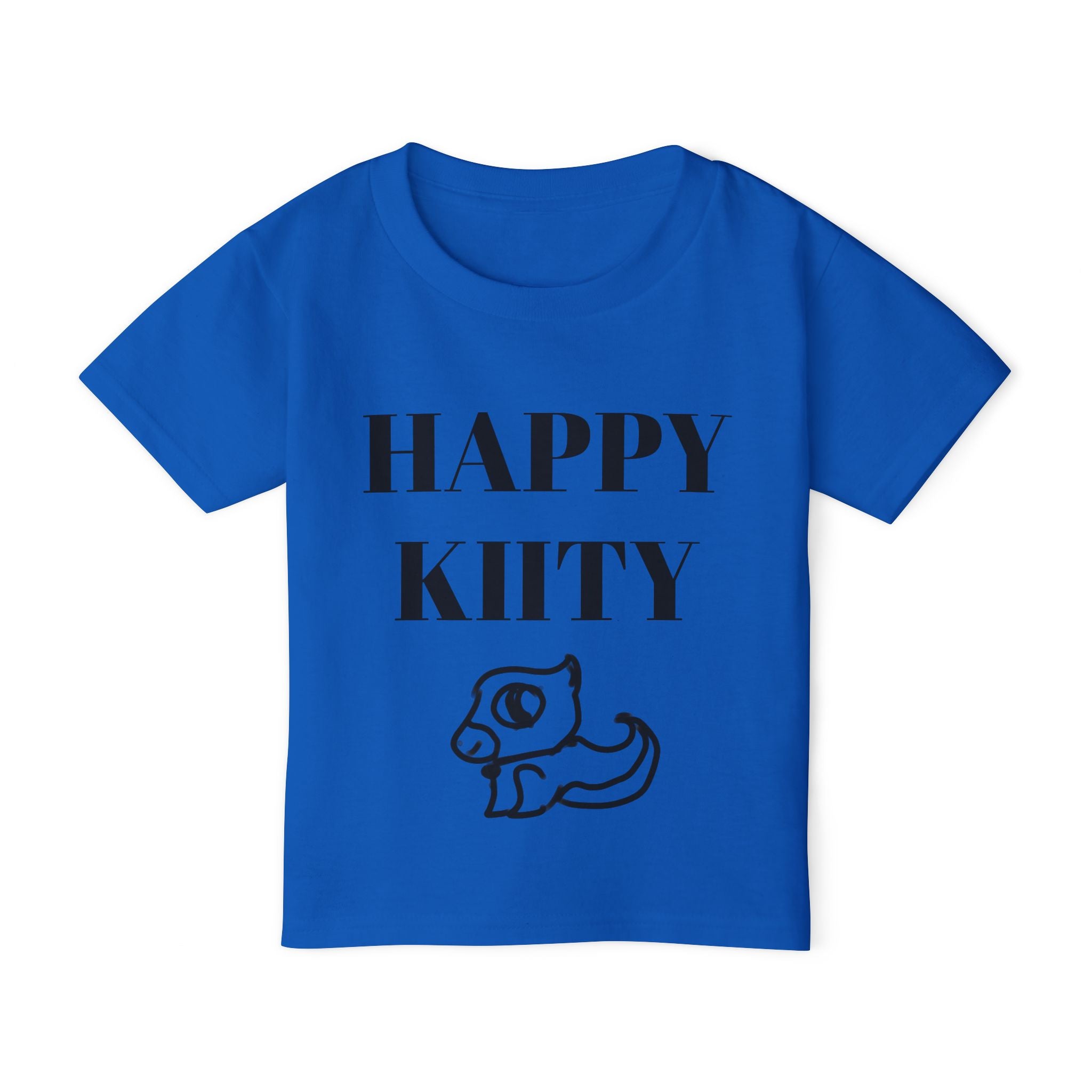 Kids' T-Shirt — Hand-Drawn Cat Art by 8-Year-Old