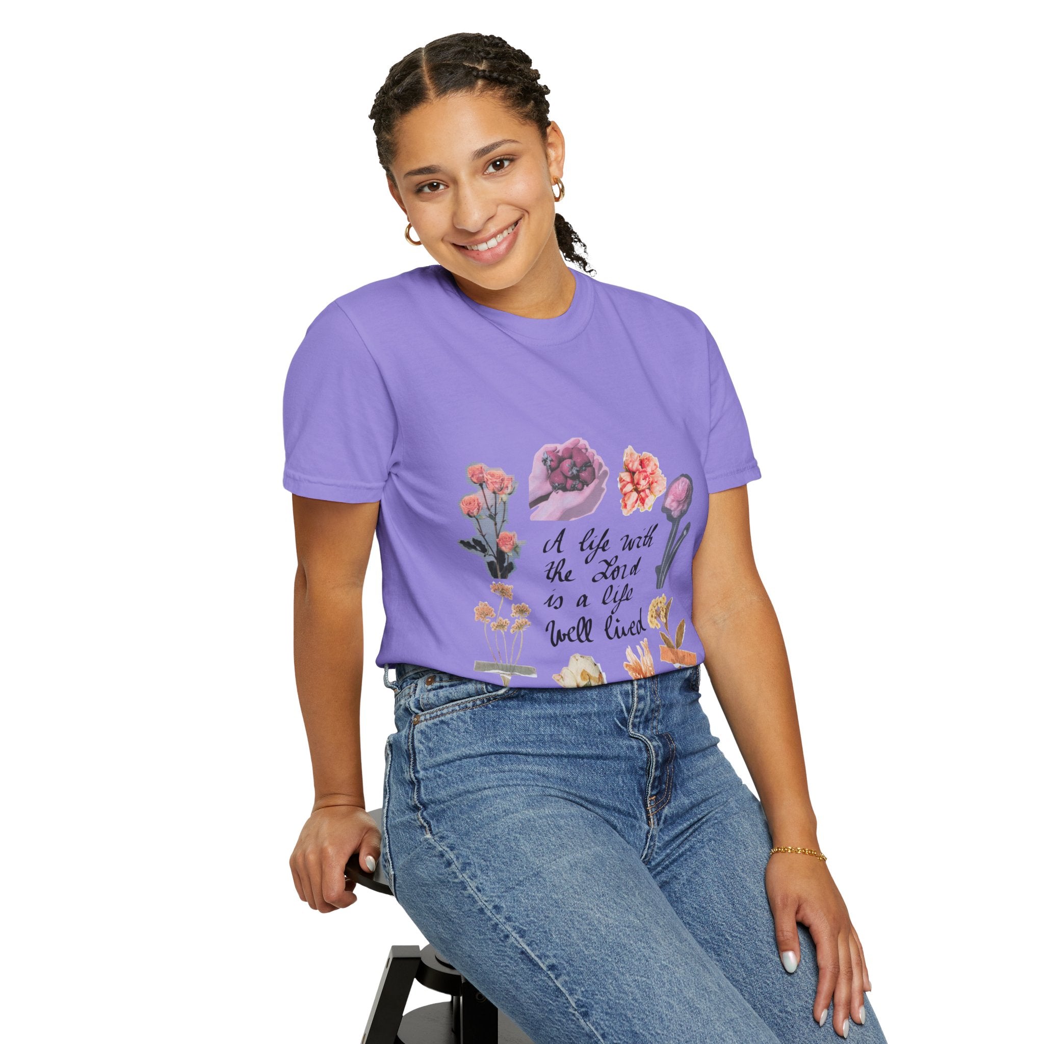 Christian Floral T-Shirt — Faith-Inspired Floral Tee