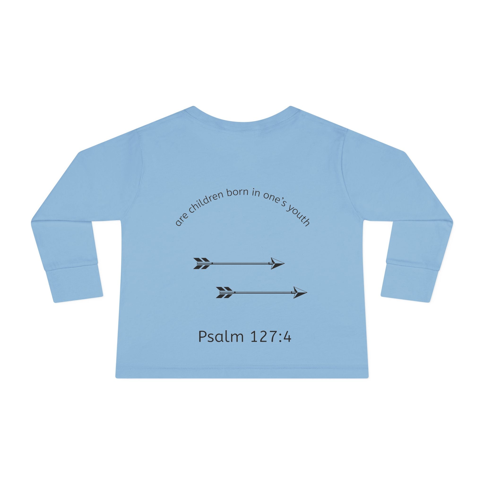 Children Are a Blessing Toddler Long Sleeve Tee — Christian Arrow Bible Verse