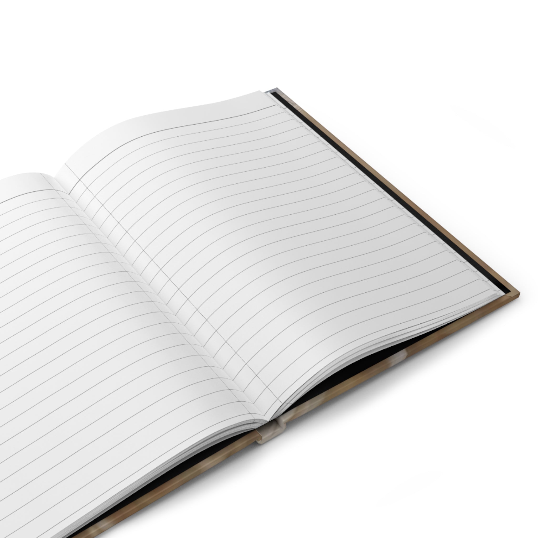 Delicate Blue Butterfly Hardcover Journal — Matte Nature Writing Notebook
