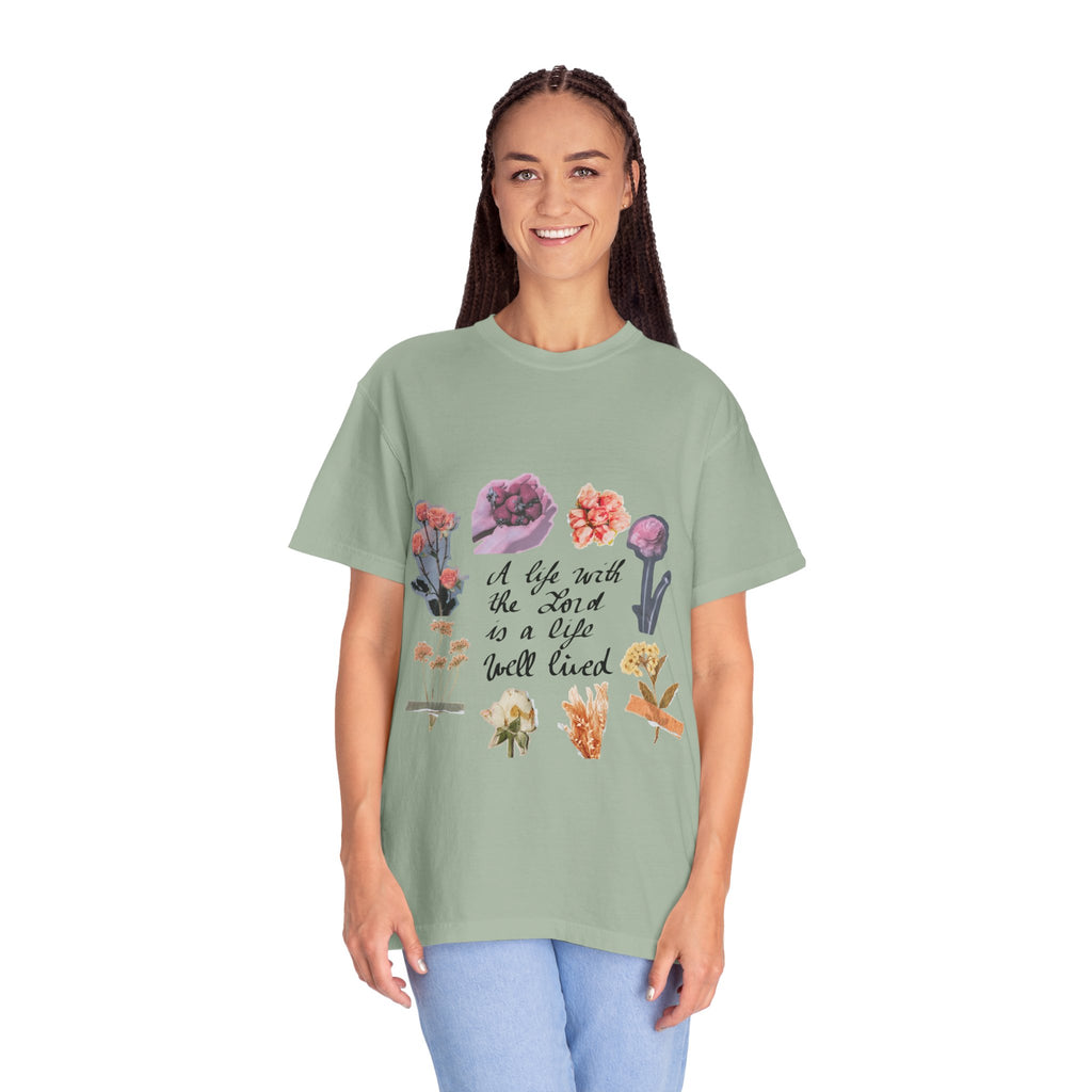 Christian Floral T-Shirt — Faith-Inspired Floral Tee