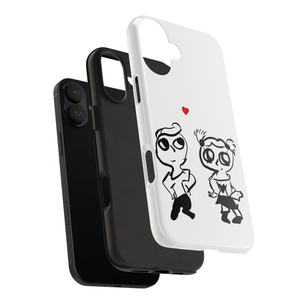 Cute Romantic Hand-Drawn Phone Case — 'Tough Phone Cases'