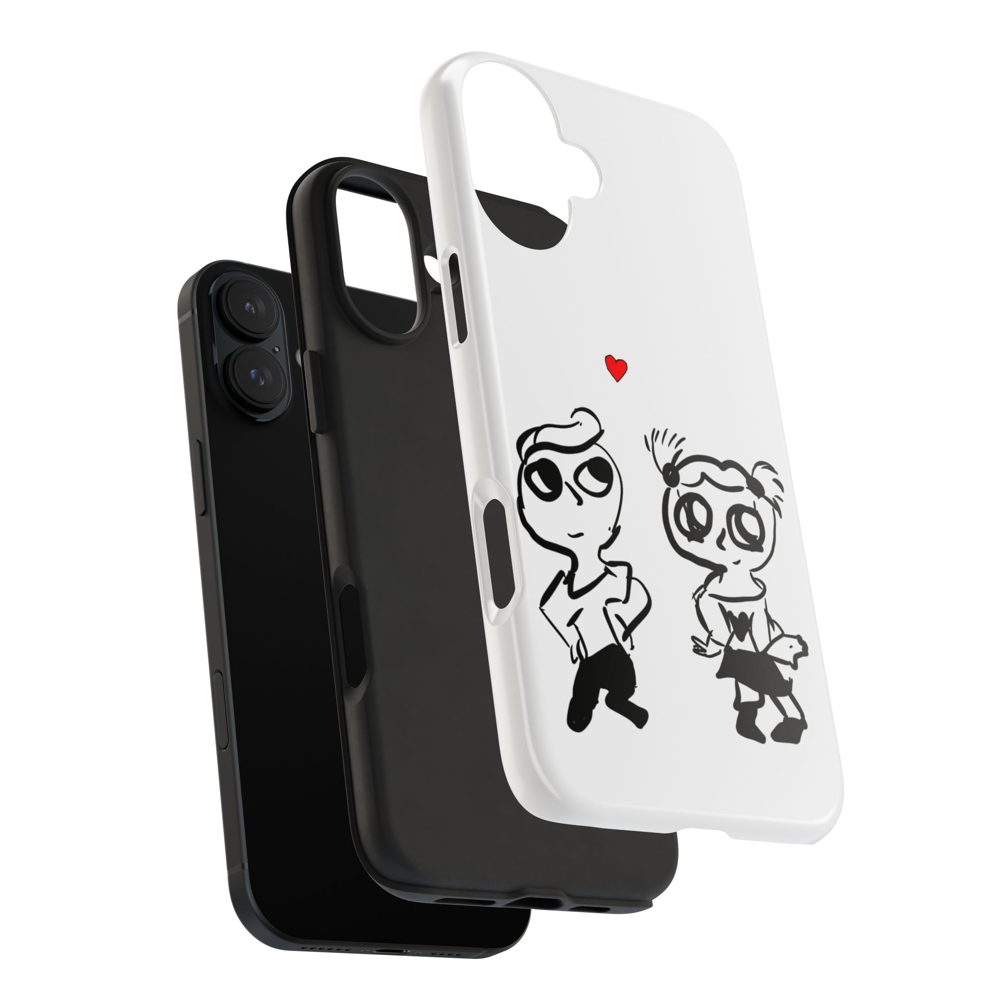 Cute Romantic Hand-Drawn Phone Case — 'Tough Phone Cases'