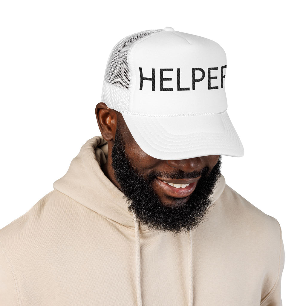 Helper Trucker Hat -Staff Identification Cap-Church Camp