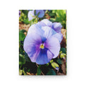 Pansy Blossom Hardcover Journal — Matte Floral Notebook for Gardening Notes & Daily Writing