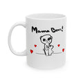 Mama Bear Ceramic Mug — Cute Mom & Baby Bear Hand-Drawn Design (11oz/15oz)