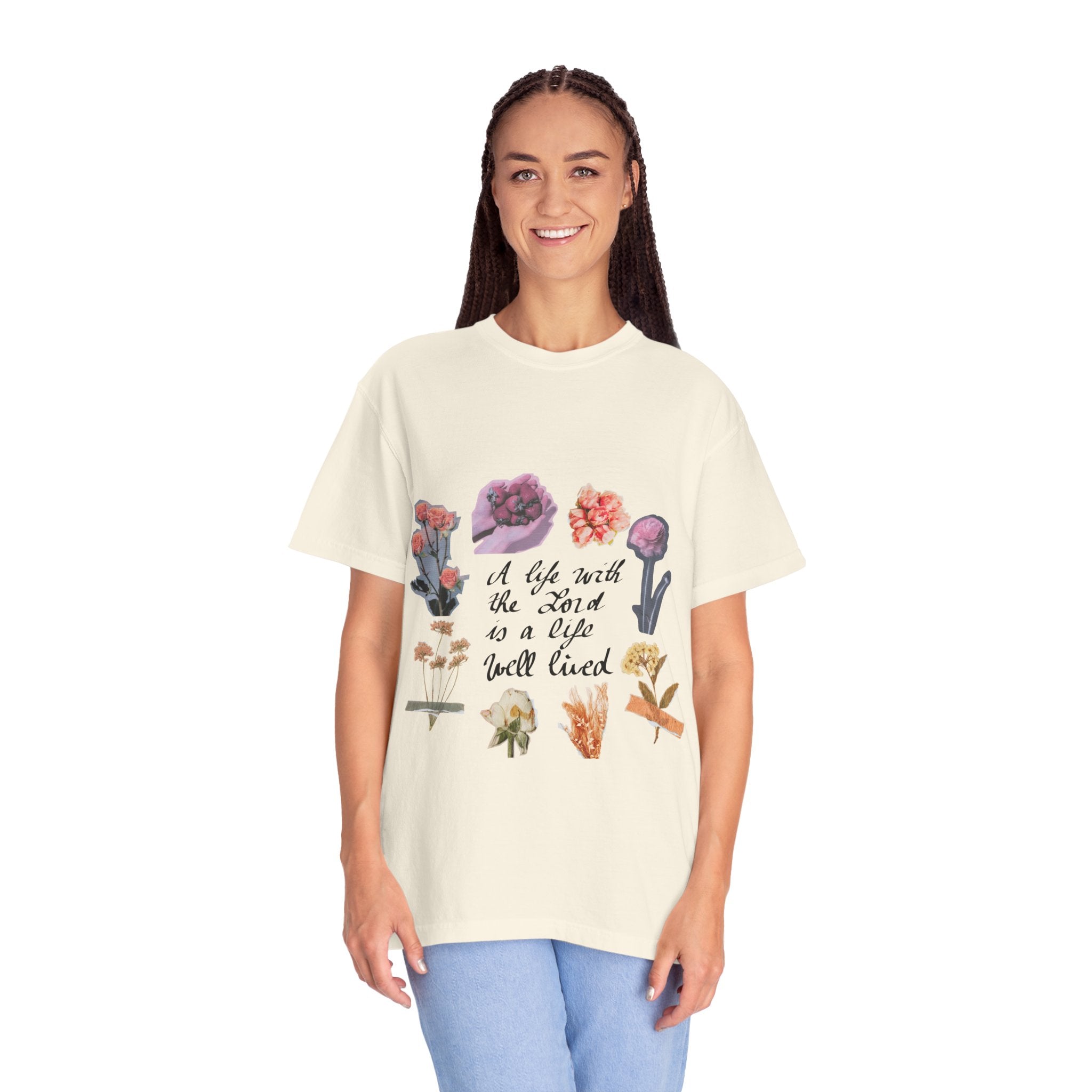 Christian Floral T-Shirt — Faith-Inspired Floral Tee