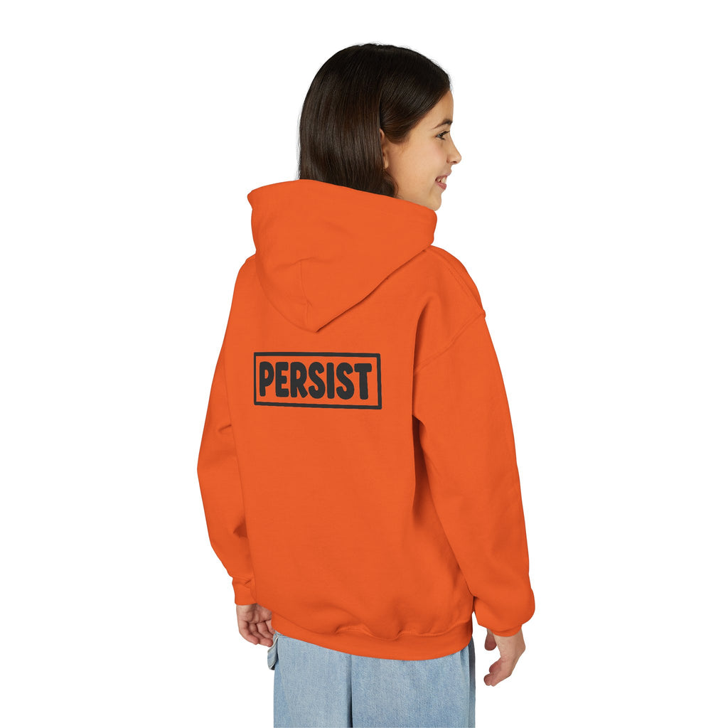 Youth Hoodie — 'PERSIST' Inspirational Kids Pullover