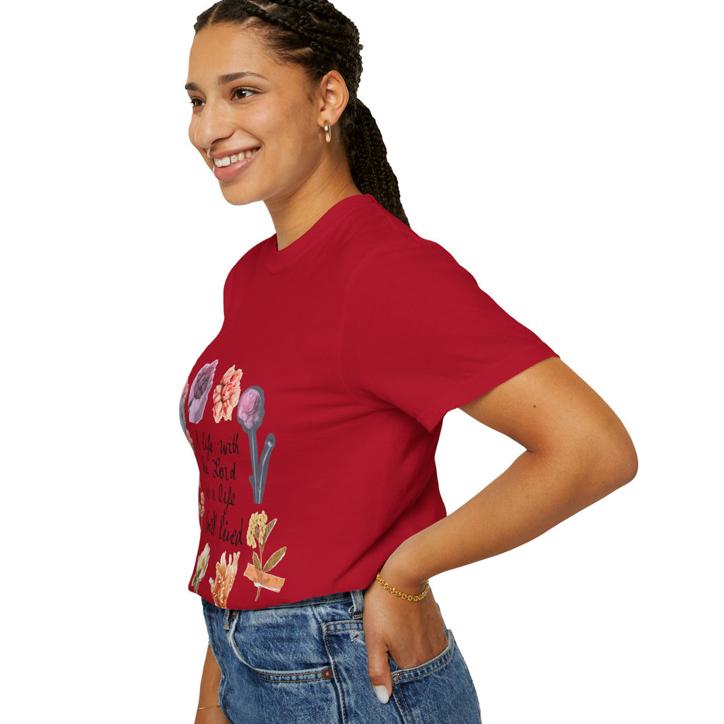 Christian Floral T-Shirt — Faith-Inspired Floral Tee