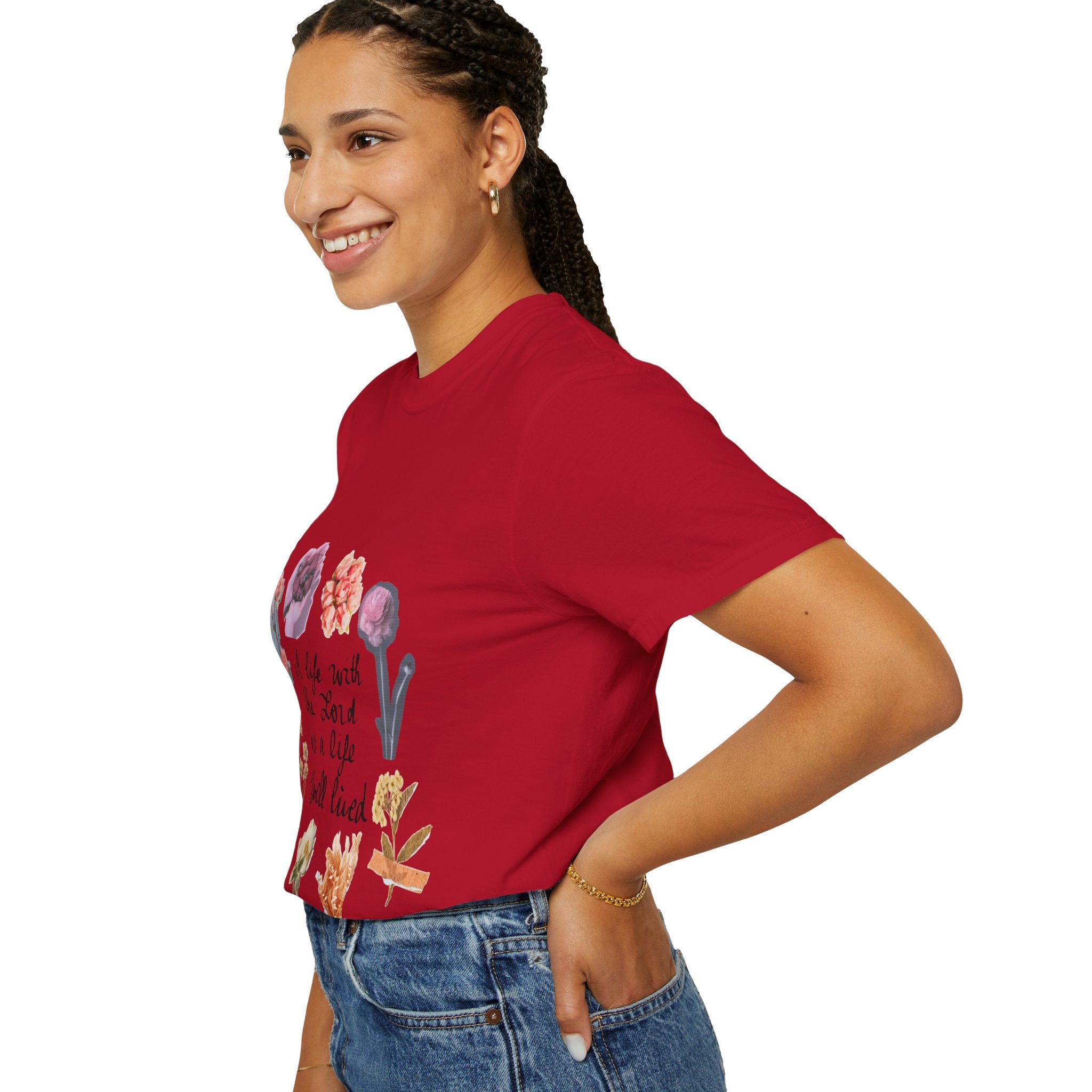 Christian Floral T-Shirt — Faith-Inspired Floral Tee