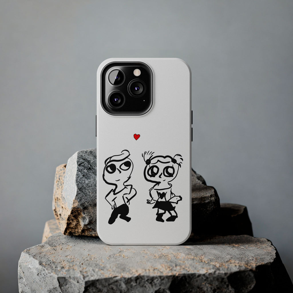 Cute Romantic Hand-Drawn Phone Case — 'Tough Phone Cases'