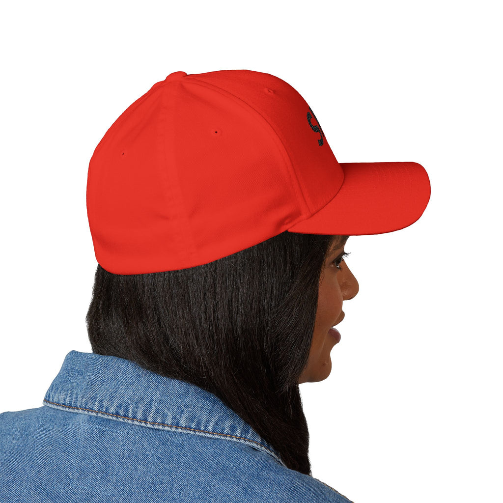Embroidered 'SHEEP' Closed-Back Cap