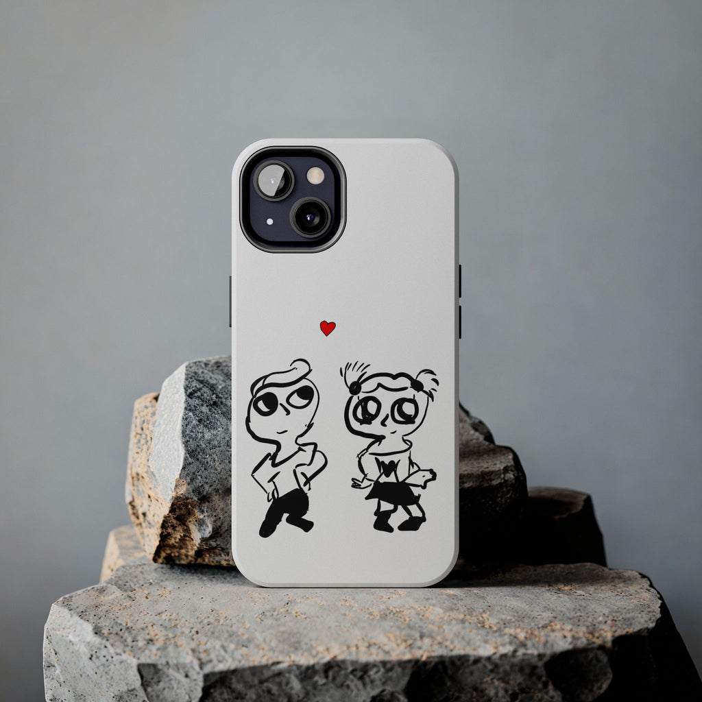 Cute Romantic Hand-Drawn Phone Case — 'Tough Phone Cases'